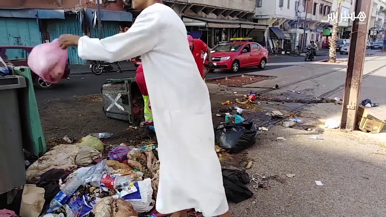 هكذا عملت إحدى شركات إدارة النظافة على تخليص مدينة الدار البيضاء من نفايات عيد الأضحى
