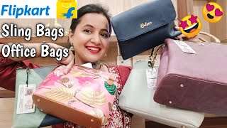 Flipkart Office And Sling Bags Haul | Flipkart Bags Haul | Flipkart Haul | Neema's Talk