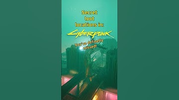 Hidden airdrop location in Cyberpunk 2077!  #cyberpunk2077  #shorts   #gaming