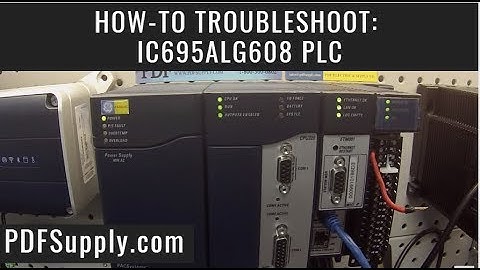 How-To Troubleshoot: IC695ALG608 PLC (Rx3i PACSystems Tech Support)