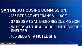 San Diego leaders announce expanded shelter options for people experiencing homelessness | NBC 7