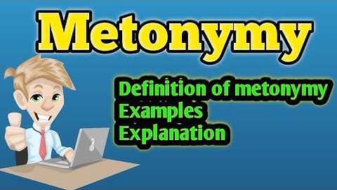 What is metonymy | Metonymy | Metonymy examples | Metonymy definition