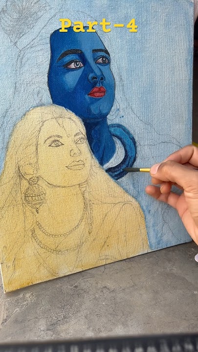 shivji with holi colors
