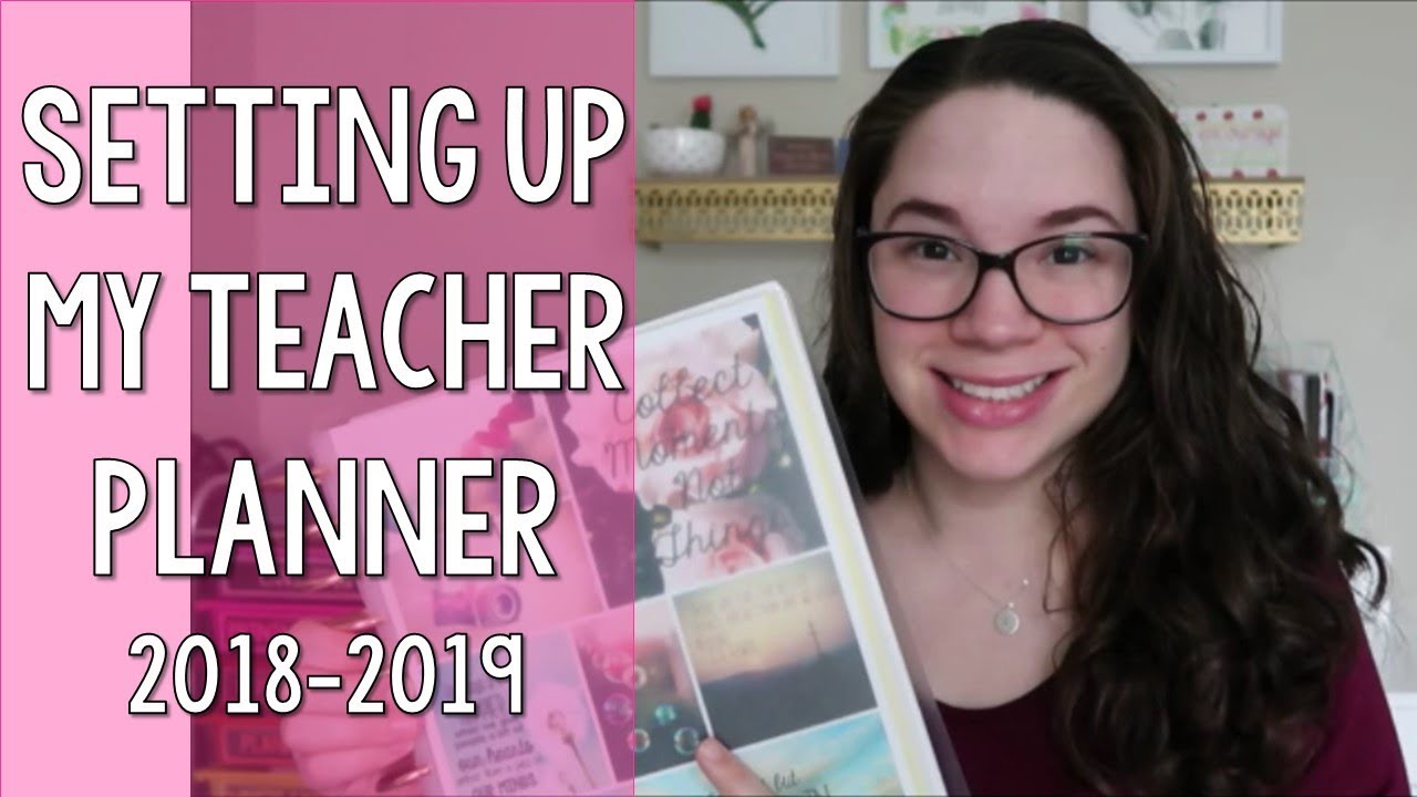Setting Up My Teacher Planner | Back to School Series - YouTube
