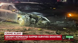 Grammy-nominated rapped survives shooting, crash