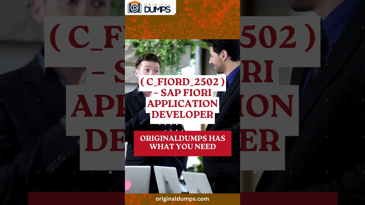 C_FIORD_2502 Explained | SAP Fiori Application Developer Certification