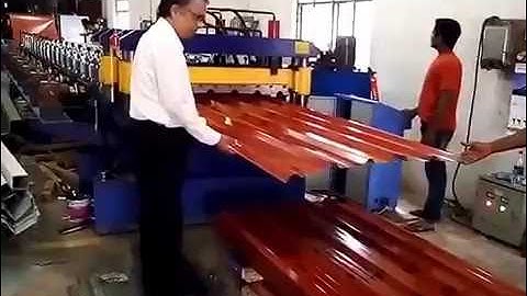 PPGI Roofing Sheet Forming Machine , Rib Sheet Making Machine  , Steel Roof Forming Machine