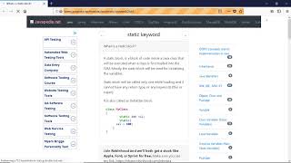 Famous What is a static block? | javapedia.net Net Worth