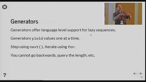 PYCON UK 2017: Lazy Sequences working hard