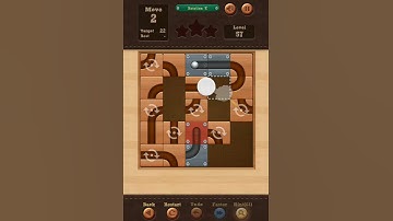 Roll the Ball slide puzzle Rotation E Pack Level 57 Solution