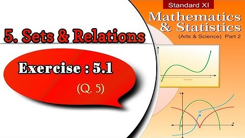 Exercise 5.1 (Q.5) | sets and relations | chapter 5 | class 11 | 5.1 math class 11