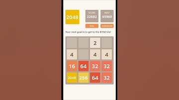 😱 2048 Game High Score – Can You Beat 4096? 🧩 #shorts #puzzle #games #gameplay