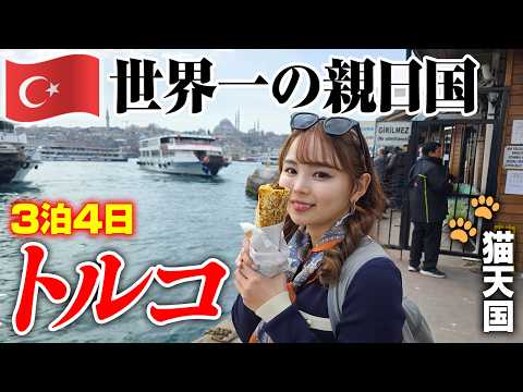 世界一の親日国トルコで日本人が歩くとこうなる🇹🇷初めてのイスタンブール3泊4日😺
