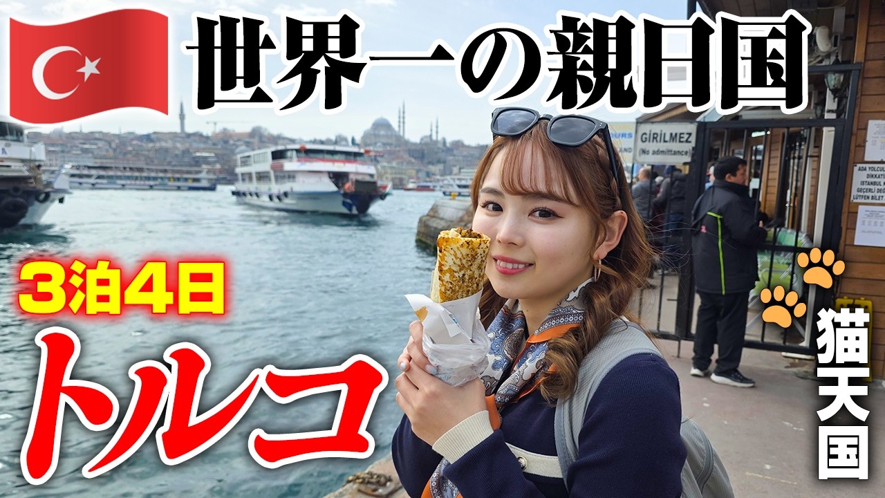 世界一の親日国トルコで日本人が歩くとこうなる🇹🇷初めてのイスタンブール3泊4日😺