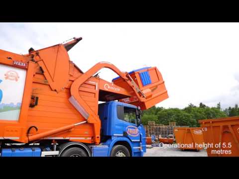 Fresh Start Waste Services Front End Loader (FEL) Wagon in Action