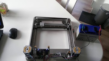 Rebuilt CoreXY stage, first movements