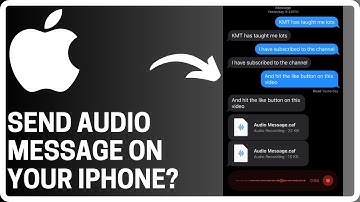 How To Send Audio Messages On iPhone - Full Guide