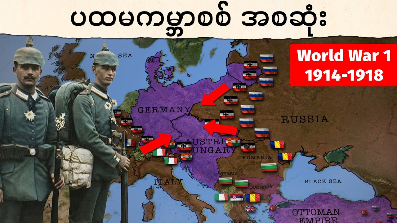 ပထမကမ္ဘာစစ် အစဆုံးအသေးစိတ် World War (1914-1918)