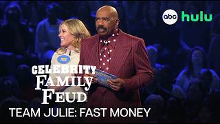 Team Julie Takes on Fast Money | Celebrity Family Feud