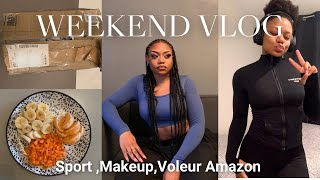 VLOG | WEEK-END À LA MAISON, SPORT, COIFFURE, ENCORE UN VOLEUR AMAZON