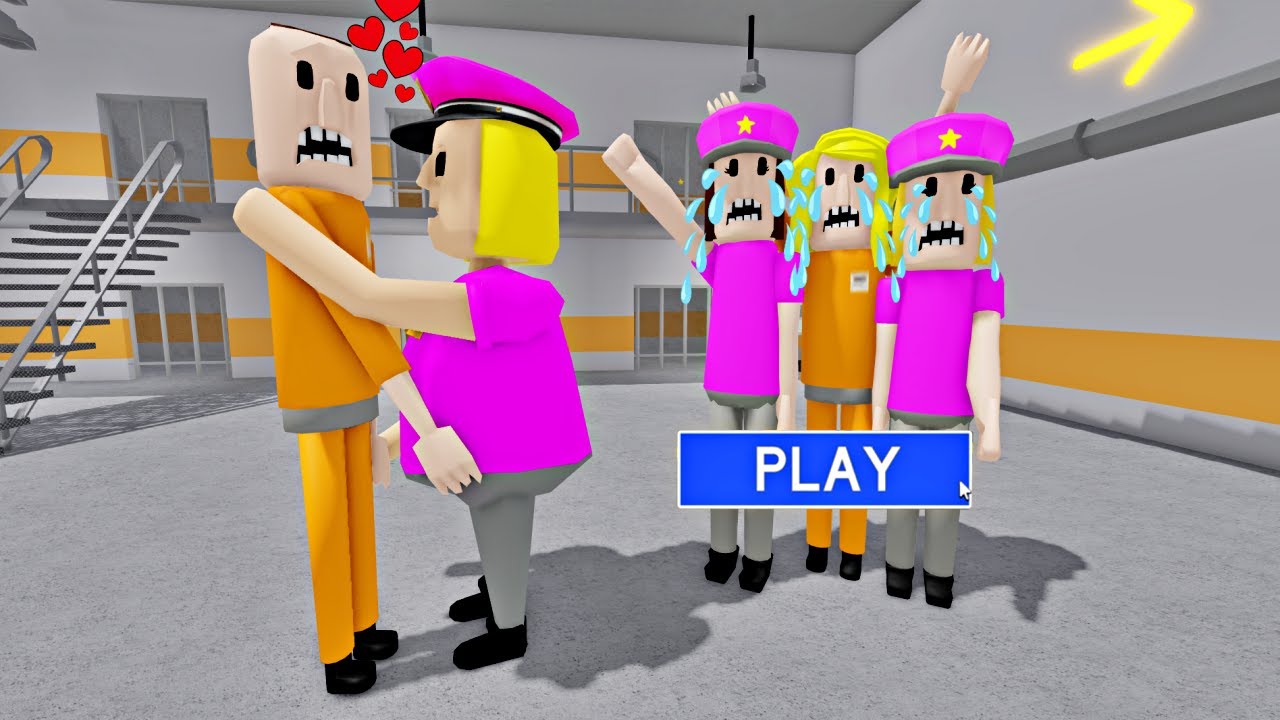SECRET LOVE | POLICE GIRL PRISON RUN! OBBY Full Gameplay #roblox - YouTube