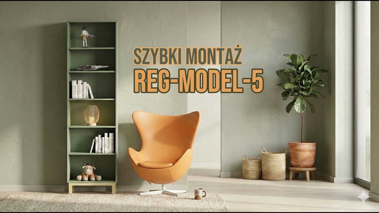 Regał REG-MODEL-5 szybki montaż | verysimpl