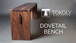 Building a MITERED DOVETAIL BENCH George Nakashima Inspired