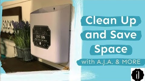 LINT HOLDER BIN FARMHOUSE -- Magnetic Lint BIn by A.J.A. & MORE