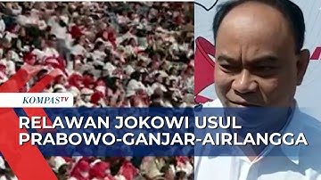 Adakan Musra Nasional, Relawan Jokowi Usul 3 Nama Calon Presiden: Prabowo, Ganjar, & Airlangga