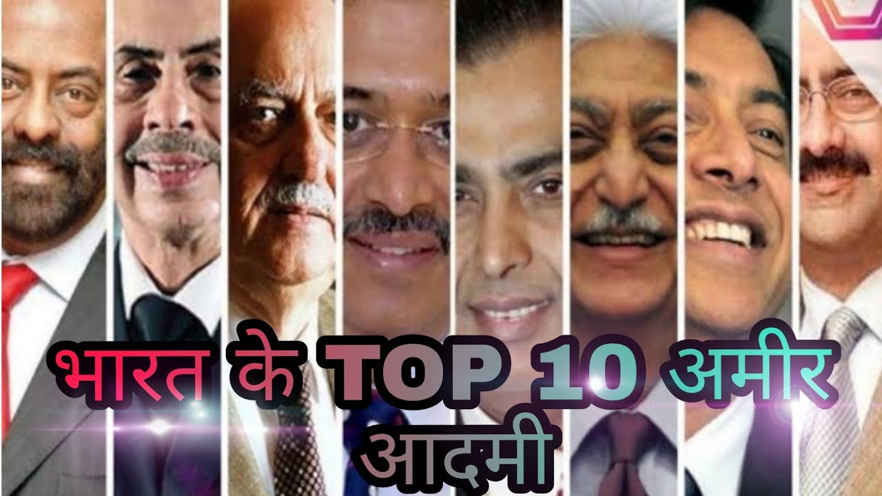 Top 10 Richest man in India by Indian Creative Education