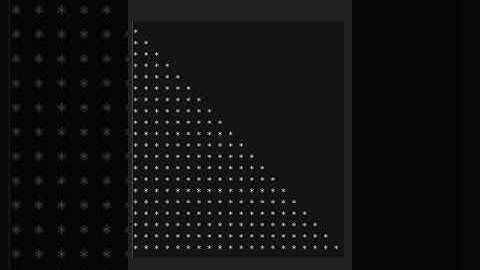 Star Pyramid Patterns w/ Ruby #1