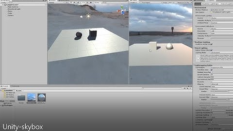 Unity intro to lighting tutorial 1 of 3  skybox-quick tutorial
