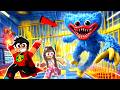 AYBÜKE İLE SOLUCAN HUGGY WUGGY HAPİSHANESİNDEN KAÇTIK 🤣 Roblox Escape Prison Obby