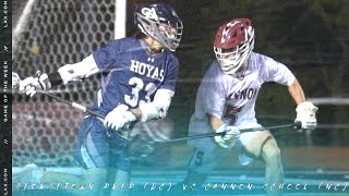 Georgetown Prep (DC) vs Cannon School (NC) | Lax.com Game of the Week