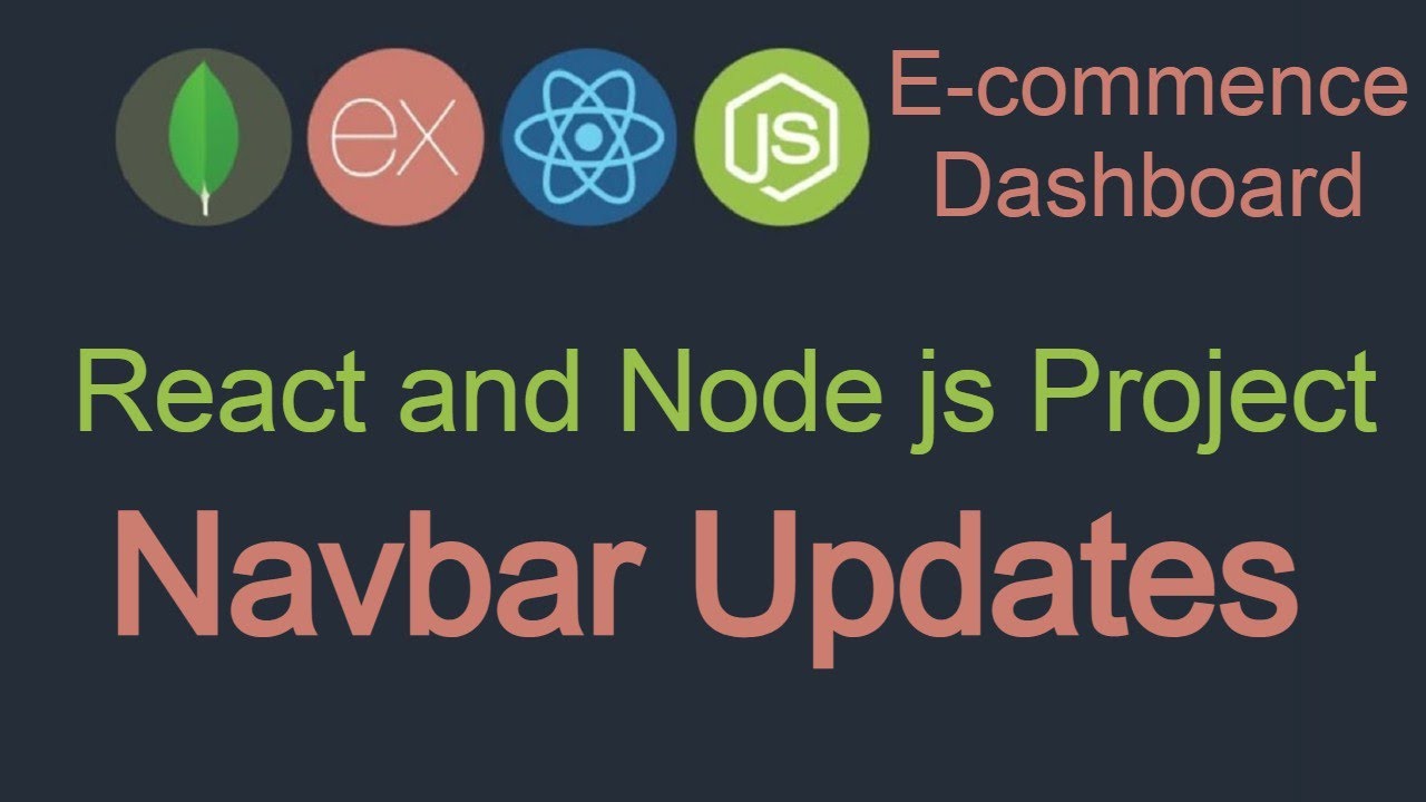 React and node JS project #17 React js Navbar Update - YouTube