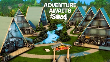 🏕️ Family Сampsite in The Sims 4 | Adventure Awaits! 🌲 (Part 1) | No CC |