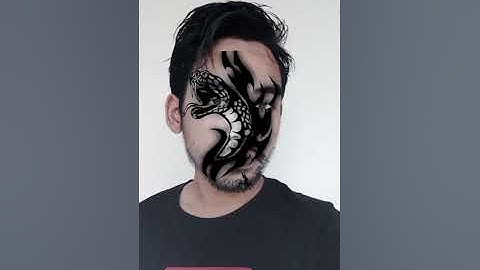 Dragon face filter using Meta Spark AR Studio