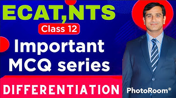 Differentiation MCQs |NET-1 nust entry test preparation | ECAT| NUST | ETEA| FAST |BS Math Important
