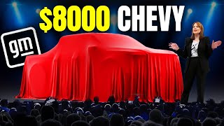 GM Ceo Announces NEW $8,000 Pickup Truck & KILLED All Competition!