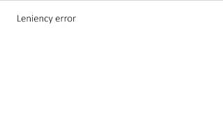 Assess and Eval   Mod 2 Leniency error