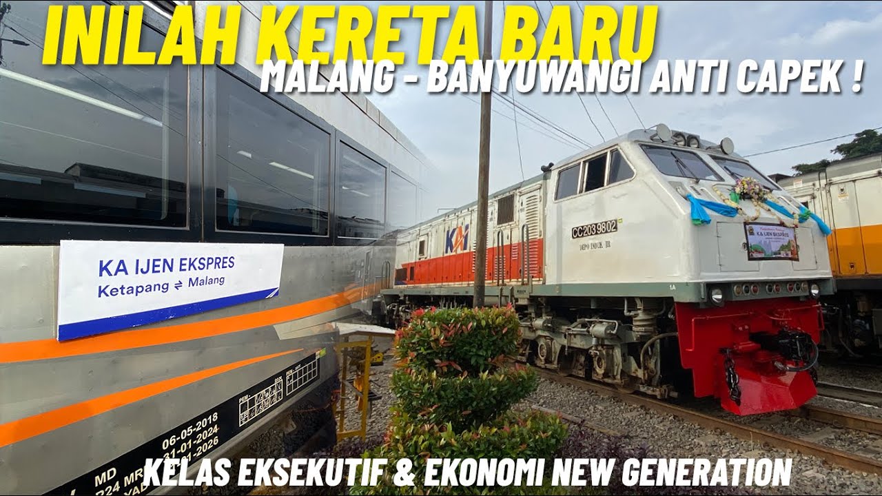 MALANG - BANYUWANGI NAIK KERETA ANTI CAPEK ‼️ | Trip Naik KA Ijen ...