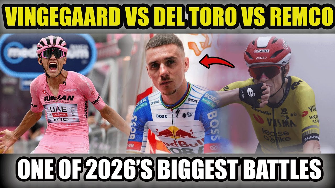 CONFIRMED! THE FIRST BIG BATTLE OF THE YEAR: VINGEGAARD, REMCO AND DEL TORO AT THE UAE TOUR
