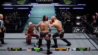 aew fight forever | kris statlander & jade cargill vs malakai black & lance archer (cpu vs cpu)