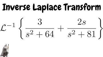 Find the Inverse Laplace Transform of 3/(s^2 + 64) + 2s/(s^2 + 81)