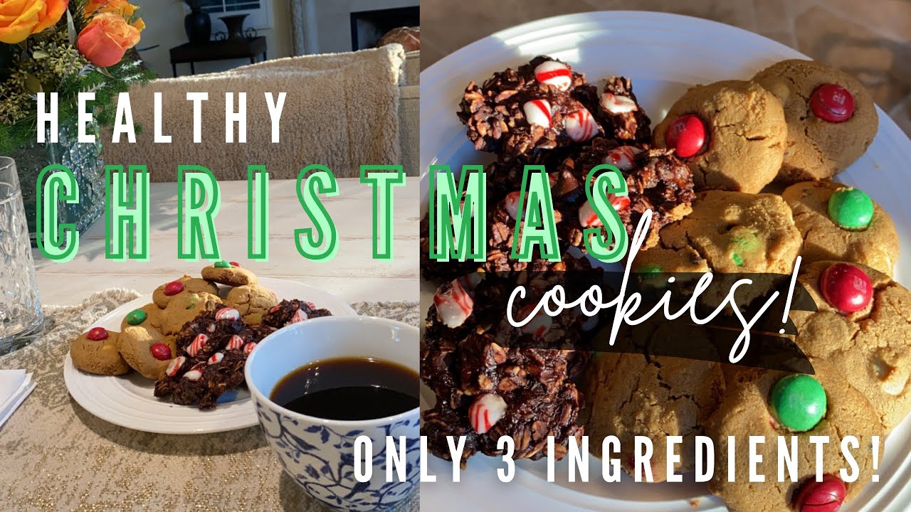 HEALTHY CHRISTMAS COOKIES (only 3 ingredients!) | Morgan Venn