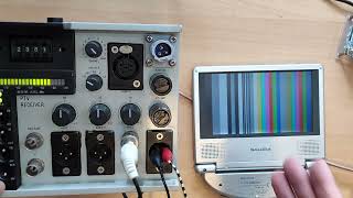 Are there professional FM TV receivers that are suitable for amateur television in the 13 cm band