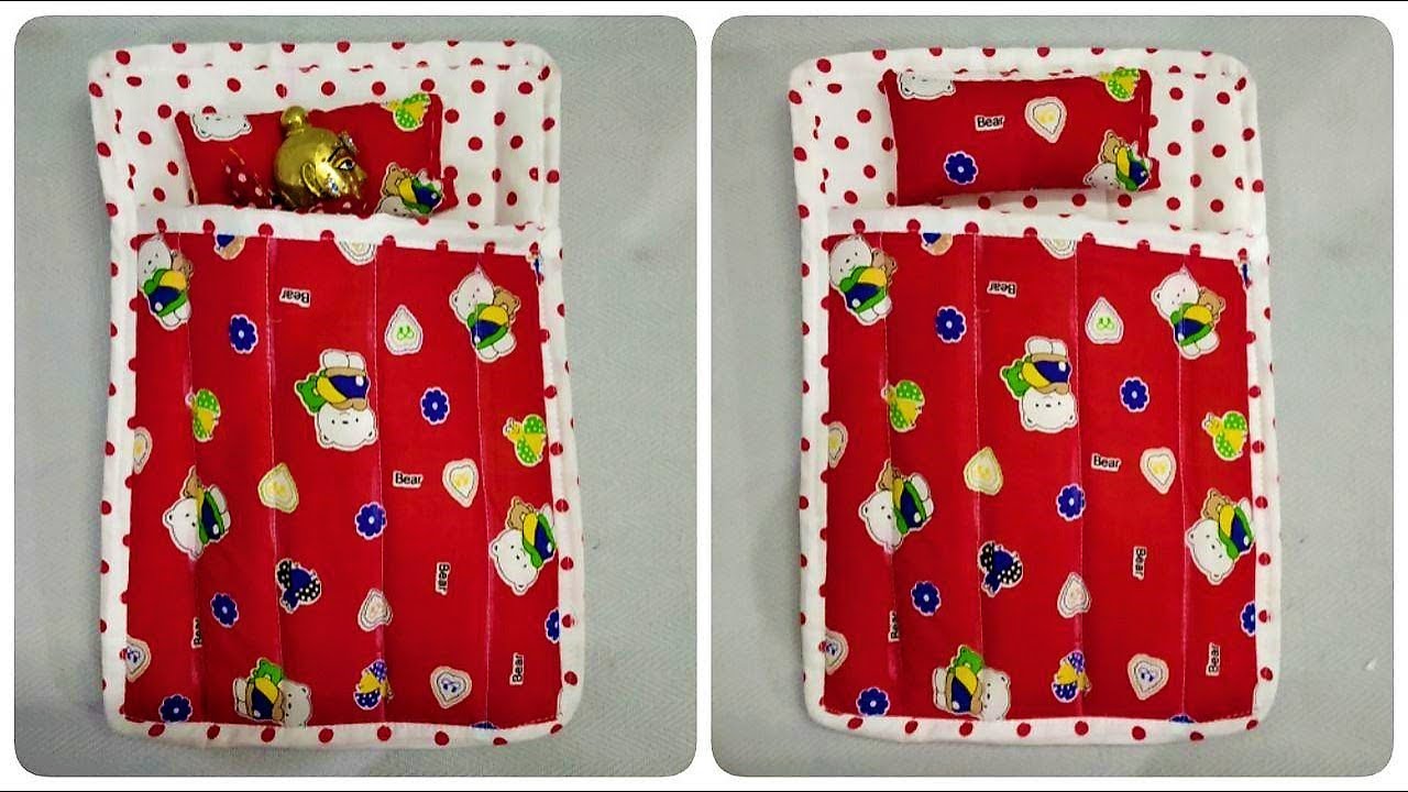 HOW TO MAKE LADDU GOPAL JI BED FOR SUMMERS AND WINTERS|| लड्डू गोपाल जी का बिस्तर कैसे बनाये ||#3