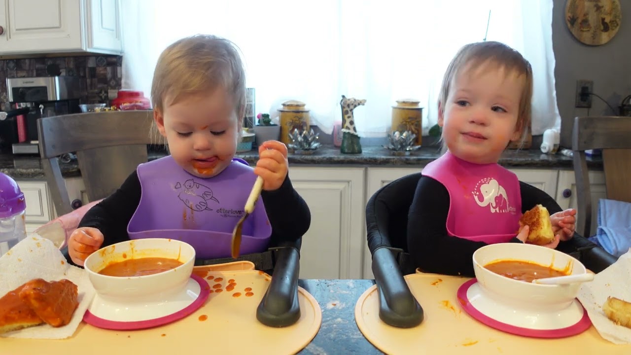 Twins try tomato soup 2024