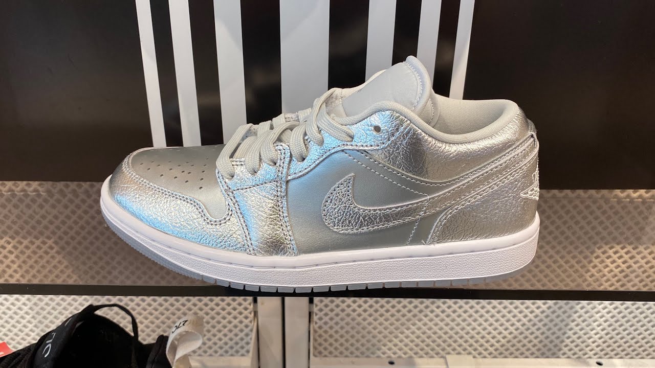 Air Jordan 1 Low SE “Metallic Silver” - Style Code: FN5030