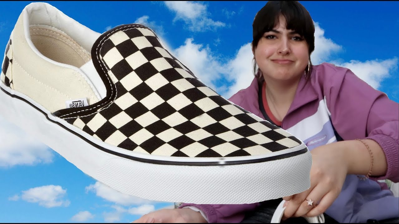 Checkered Vans I hand painted for a friend :)